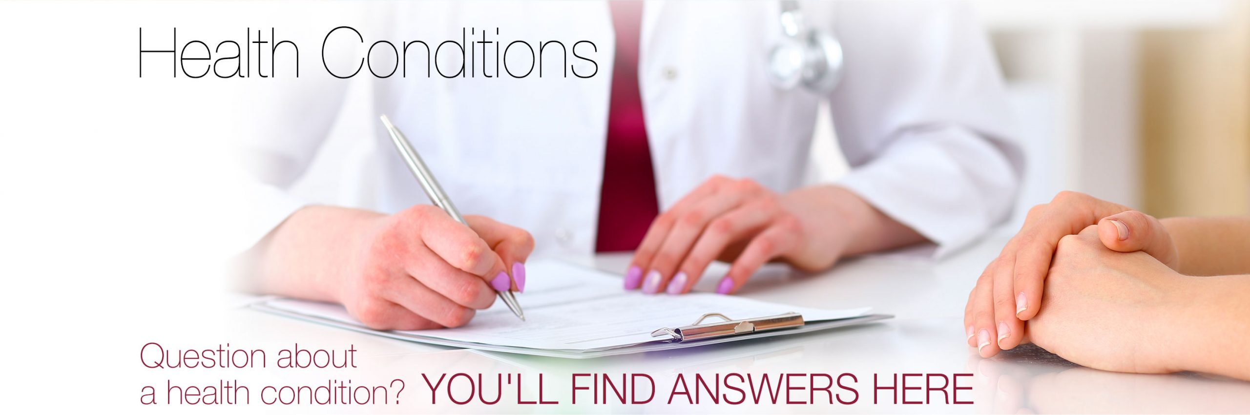 Health Conditions—Find Your Answers Here